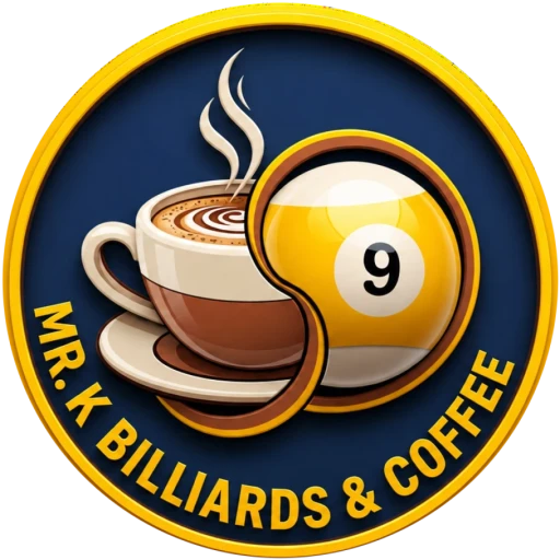 Logo Mr.K Billiards & Coffee